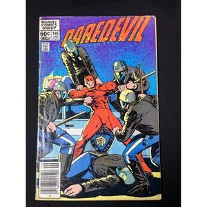 Daredevil Comic Book Issue 195 June 1983 Marvel Comics Group